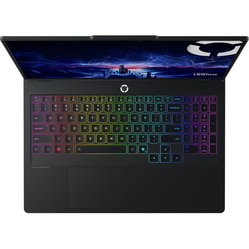 Laptop Gaming Lenovo Legion Pro 5 16IAX10H cu procesor Intel® Core™ Ultra 9 275HX pana la 5.4GHz, 16" WQXGA, OLED, 240Hz, 32GB DDR5 RAM, 2x 1TB SSD, NVIDIA® GeForce RTX™ 5070 Ti 12GB GDDR7, No OS, Eclipse Black, 3y on-site Premium Care