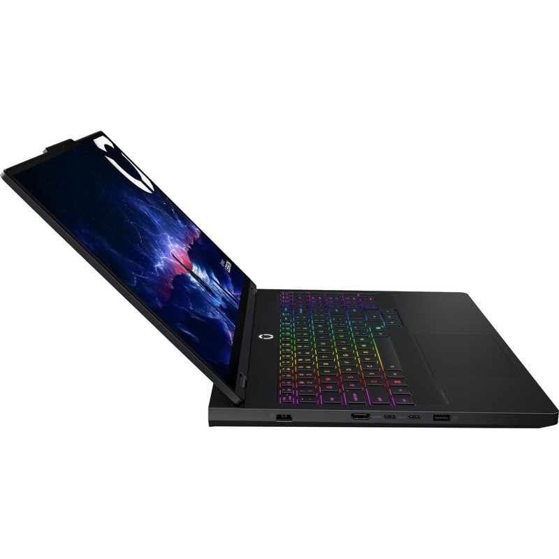 Laptop Gaming Lenovo Legion Pro 5 16IAX10H cu procesor Intel® Core™ Ultra 9 275HX pana la 5.4GHz, 16" WQXGA, OLED, 240Hz, 32GB DDR5 RAM, 2x 1TB SSD, NVIDIA® GeForce RTX™ 5070 Ti 12GB GDDR7, No OS, Eclipse Black, 3y on-site Premium Care