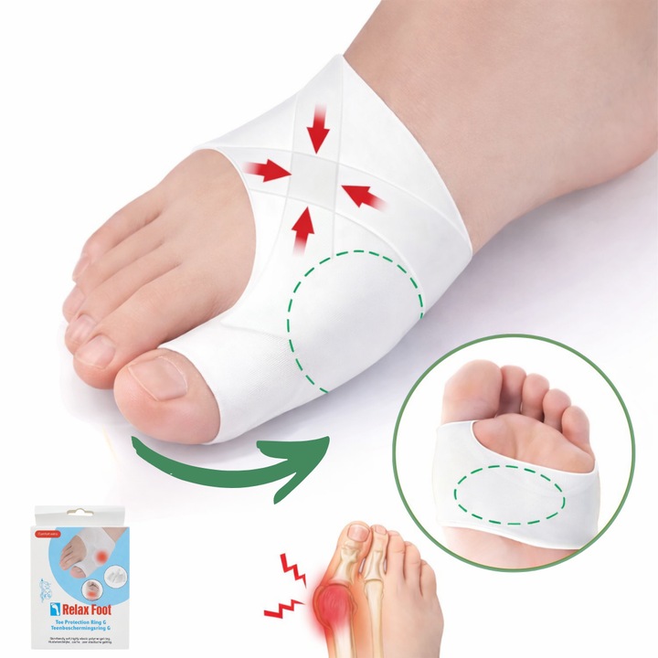 Corector monturi Macvi® set 1 pereche, silicon medical, alb, 7x9cm