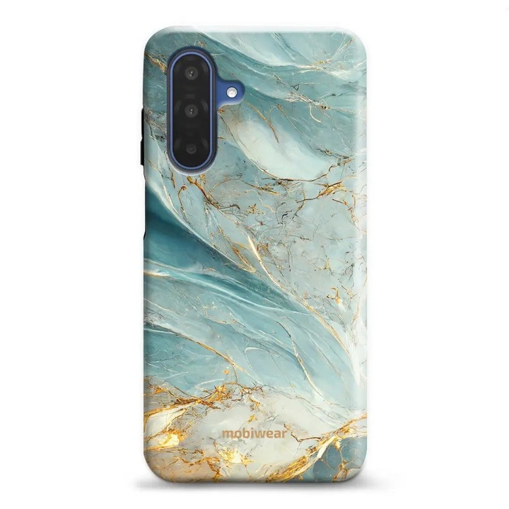 Mobiwear Elite Pro strapabíró tok Samsung Galaxy A17 / A17 5G készülékhez, aranyzöld