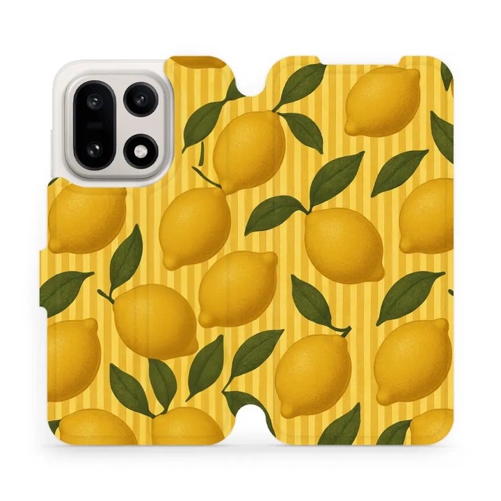 Husa flip Mobiwear pentru OnePlus 15, multicolor, rezistenta la socuri si zgarieturi