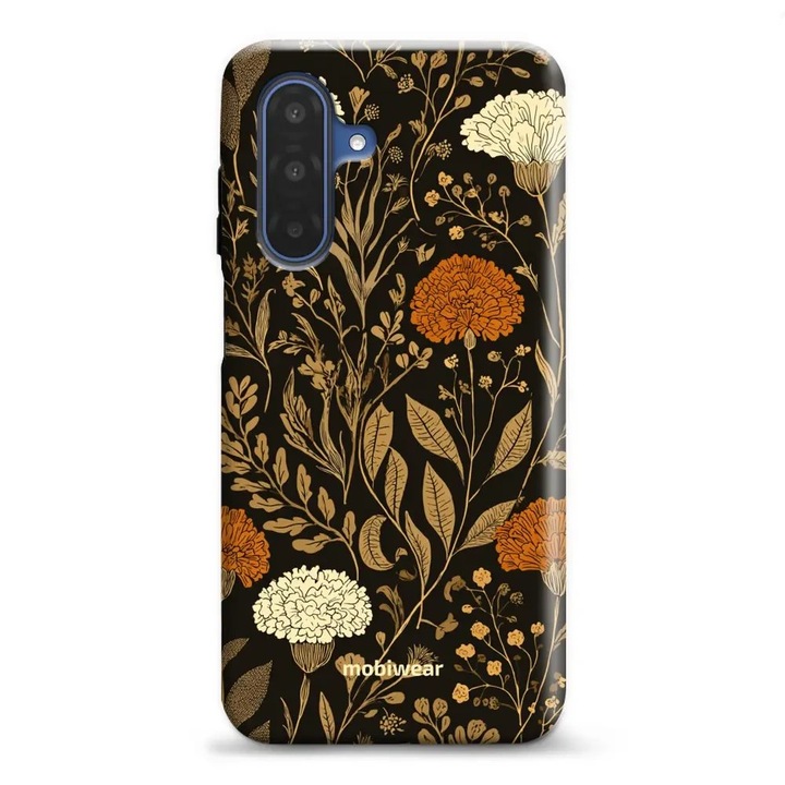 Carcasa rezistenta Mobiwear Elite Pro pentru Samsung Galaxy A17 / A17 5G, multicolor, material plastic si TPU, design cu flori