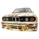 Macheta BMW M3 E30 1:24 replika fém sár terepminta fények hangok