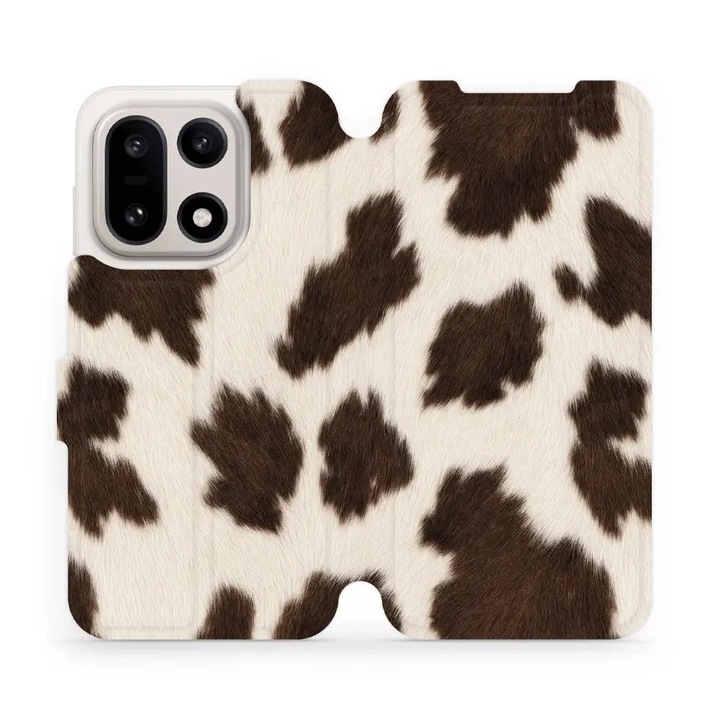 Husa flip Mobiwear pentru OnePlus 15, multicolor, rezistenta la socuri si zgarieturi