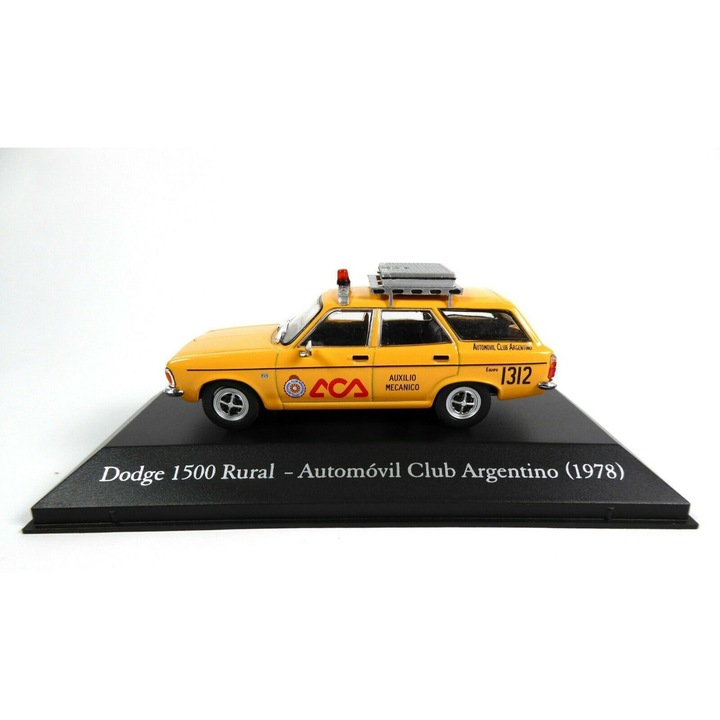 Dodge 1500 Rural ACA 1978 fém modellautó 1:43 méretarányú közúti segélyszolgálat
