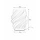 Lampa de birou Twist, design geometric spiral, material PLA biodegradabil, 23cm