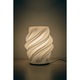 Lampa de birou Twist, design geometric spiral, material PLA biodegradabil, 23cm