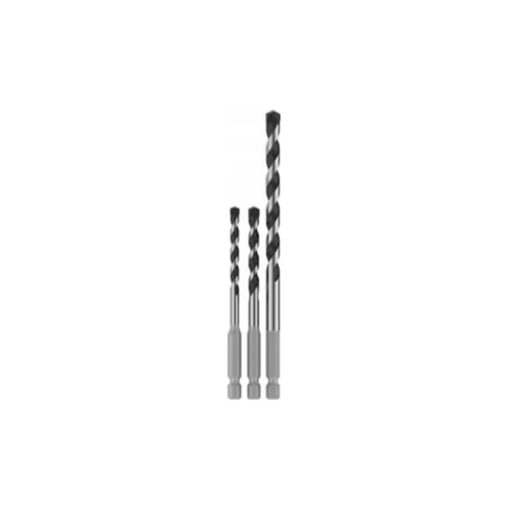 Set de 3 burghie PRO HEX-5, 5x100, 6x100, 8x150 mm