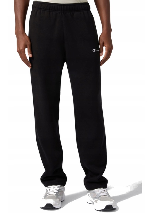 Férfi nadrág Champion, normál szabású, fekete, pamut, L INTL