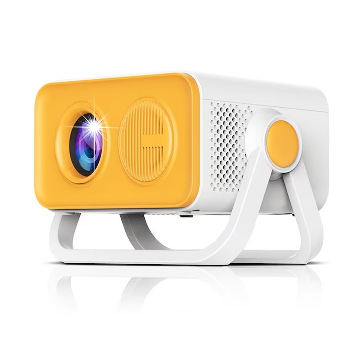 Videoproiector ZYTEQ Smart, Android 11, proiecție 180°, rezoluție HD 720P, Wi-Fi 6, Bluetooth 5.0