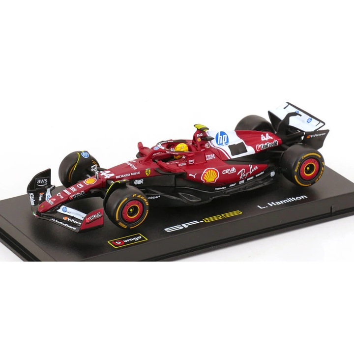 Macheta auto Ferrari SF-25 No.44 L. Hamilton (2025) 1:43 Bburago Signature