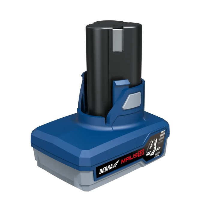 Acumulator Dedra MAUS12, 12V, 4Ah, Li-Ion, greutate 413g