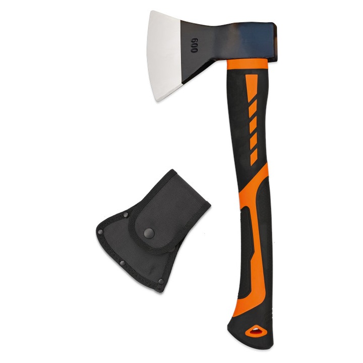 Topor Albainox 39.3cm, 600g, maner ABS cauciucat, cutit otel
