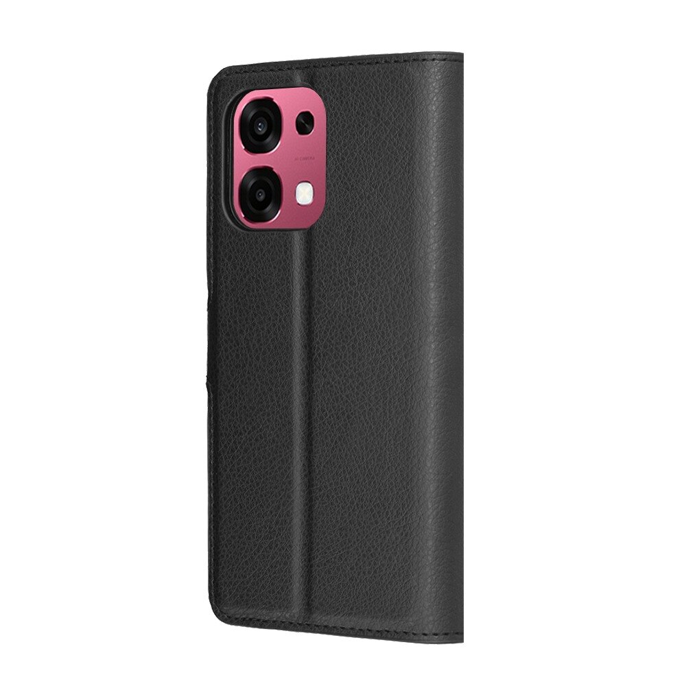 Husa pentru Oppo A6 Pro 4G / A6 Pro 5G Tip Carte, Leather Folio, Functie de Stand, Calitate Premium, Antisoc, Protectie Sporita, Negru