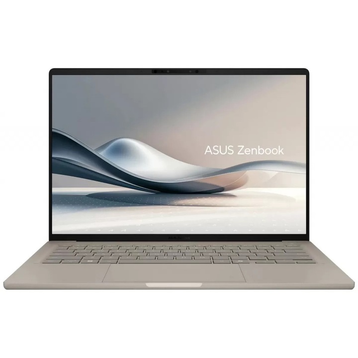 Laptop ASUS ZenBook A14 OLED UX3407QA-QD289W Snapdragon X1-26-100 14inch 16GB 512GB Windows 11 Home Bej