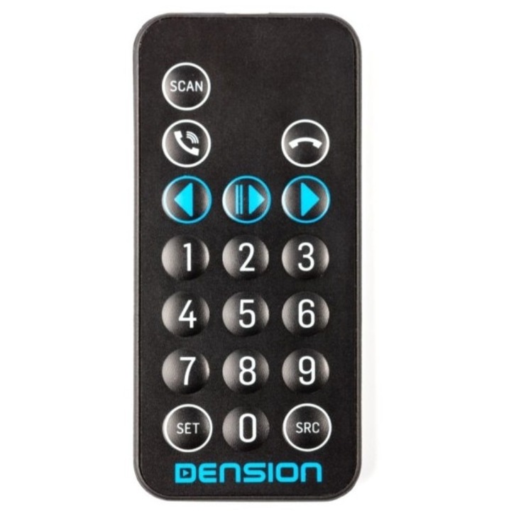 Telecomanda pentru receptor radio Dension, BRC1DAB, DAB+A DAB+M, control suplimentar, compatibilitate Bluetooth