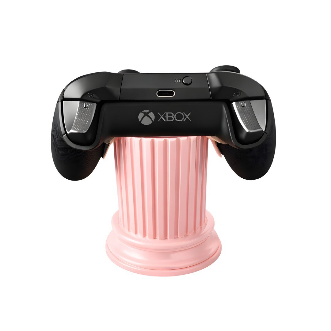 Suport Controller Playstation 5, Model Coloana Greceasca, Roz Pastel, 7 ...