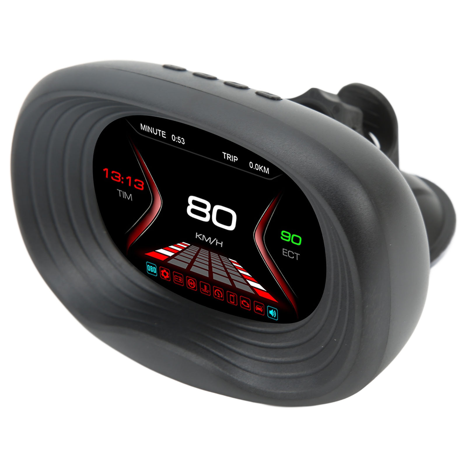 Afisaj digital OBD HUD, instrument de diagnosticare auto, alarma viteza ...