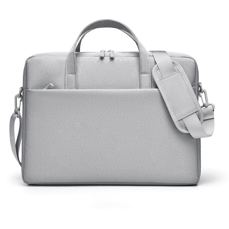 Geanta laptop impermeabila Oxford 14 inch, ORBER, protectie antisoc, antifurt, capacitate mare, rezistenta la uzura, respiratie, potrivita barbati/femei, pentru notebook 14 inch, culoare simpla，Gri