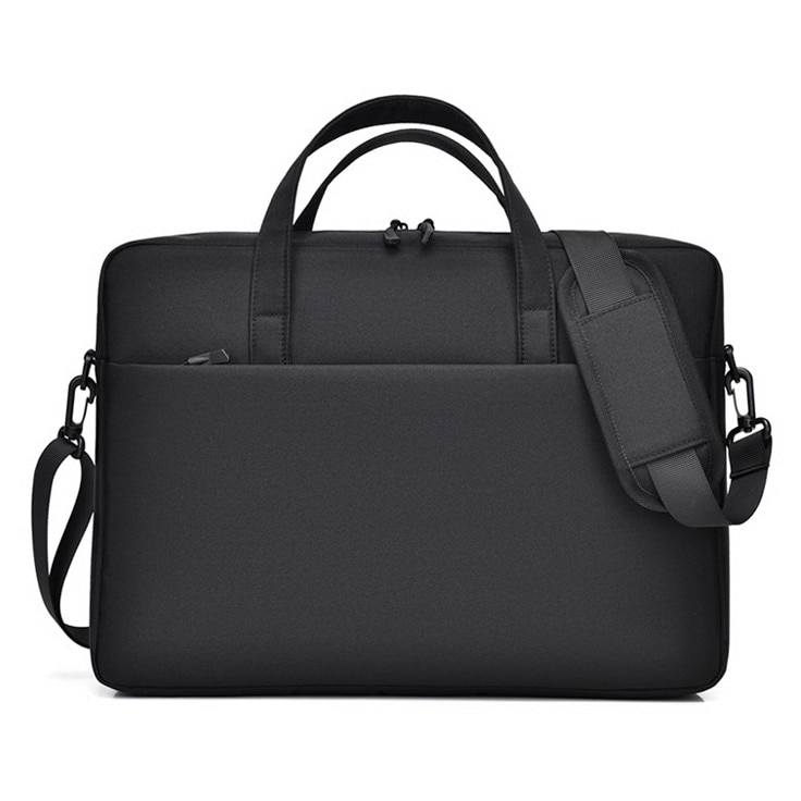 Geanta laptop impermeabila Oxford 15-16 inch, ORBER, protectie antisoc, antifurt, capacitate mare, rezistenta la uzura, respiratie, potrivita barbati/femei, pentru notebook 15.6 inch, culoare simpla，negru