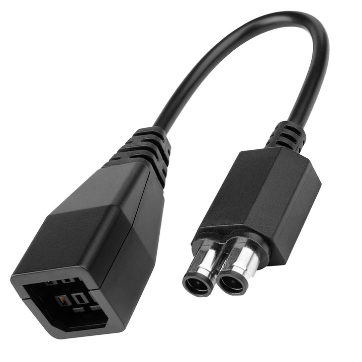 Cablu adaptor de alimentare compatibil Xbox 360 la Slim, 25cm, Chucai, Reutilizeaza vechea sursa de alimentare pe consola 360 Slim