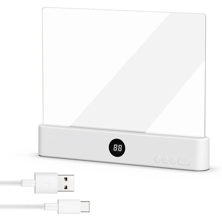 Lampa de citit si iluminare, Omelivon, 3 culori, timer, reincarcabila, portabila