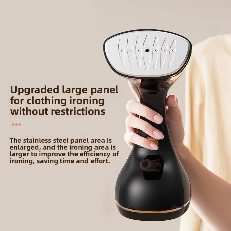 Aparat de calcat cu abur MaxiTech, 1800W, negru, 800ml, set manusa