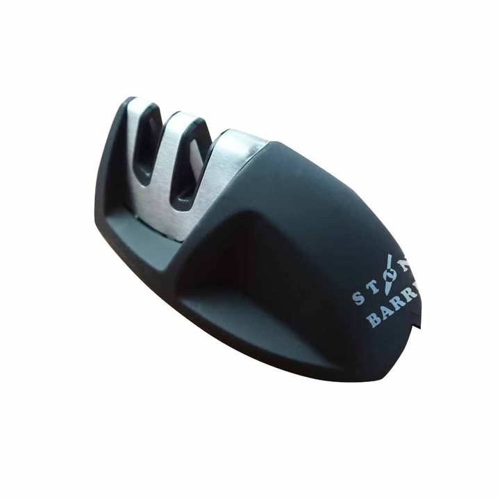 Ascuțitor de cuțite Super Stone Barrier Sharpener Black, Kyowa