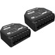 Set 2 comutatori Smart Shelly 2PM Gen3, 2 canale, 16A, Bluetooth 4.2, WiFi, Negru