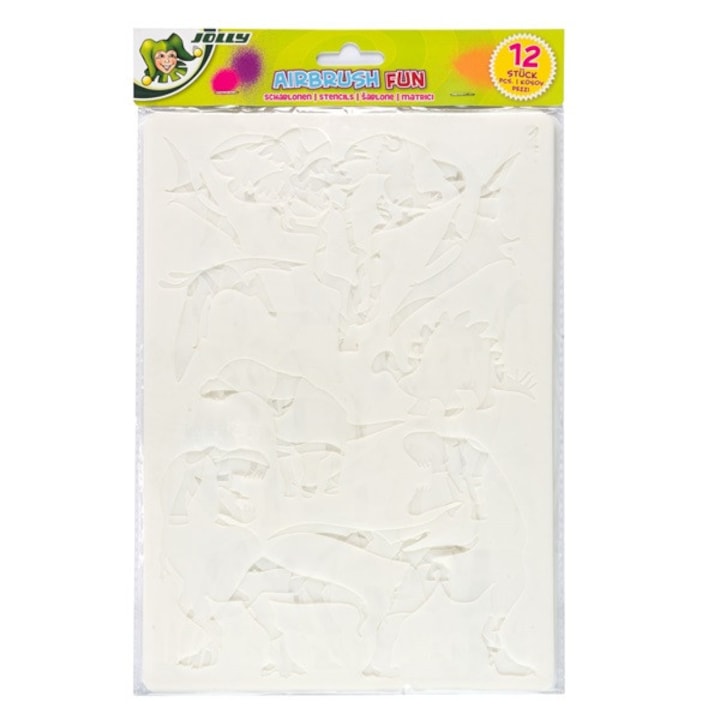 Jolly Airbrush Fun 12 darabos sablon