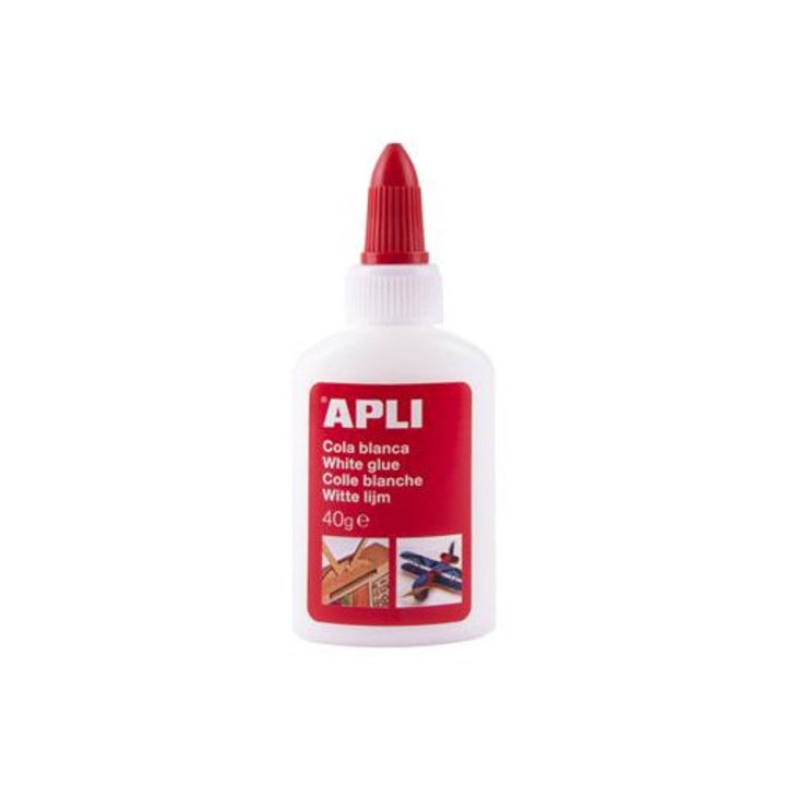 Lipici Apli 40g., alb, non-toxic, fara solventi