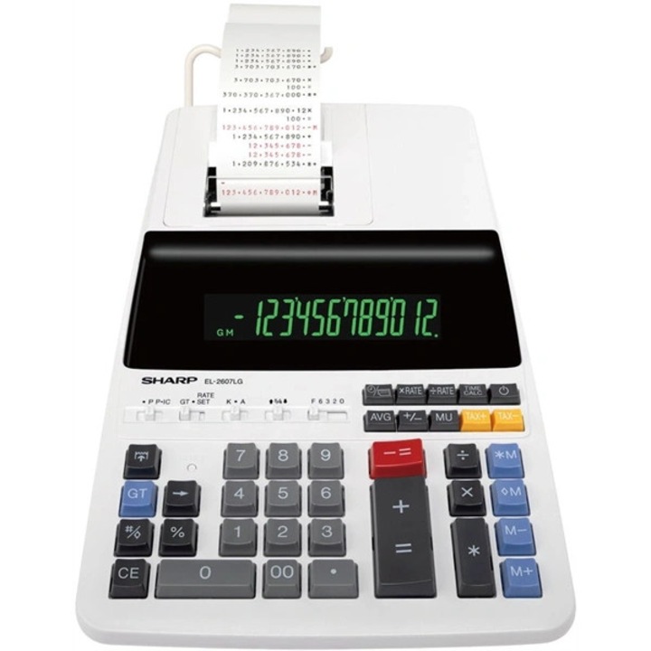 Calculator cu bandă Sharp EL-2607LG