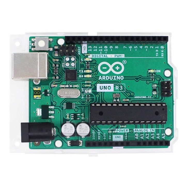 Платка за разработка Rqiurpn Arduino Uno Rev3 многоцветна