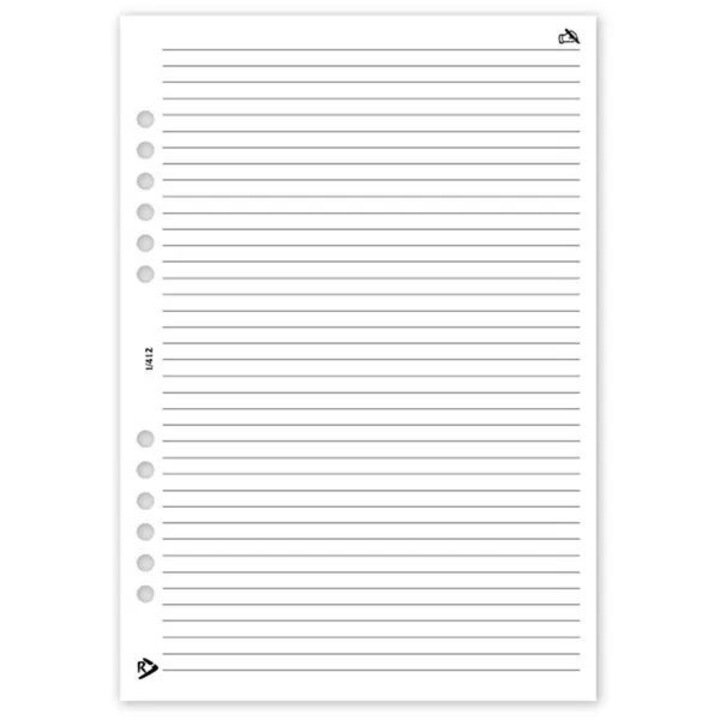 Realsystem 1/412 Supliment de agendă cu inele, cu foi liniate