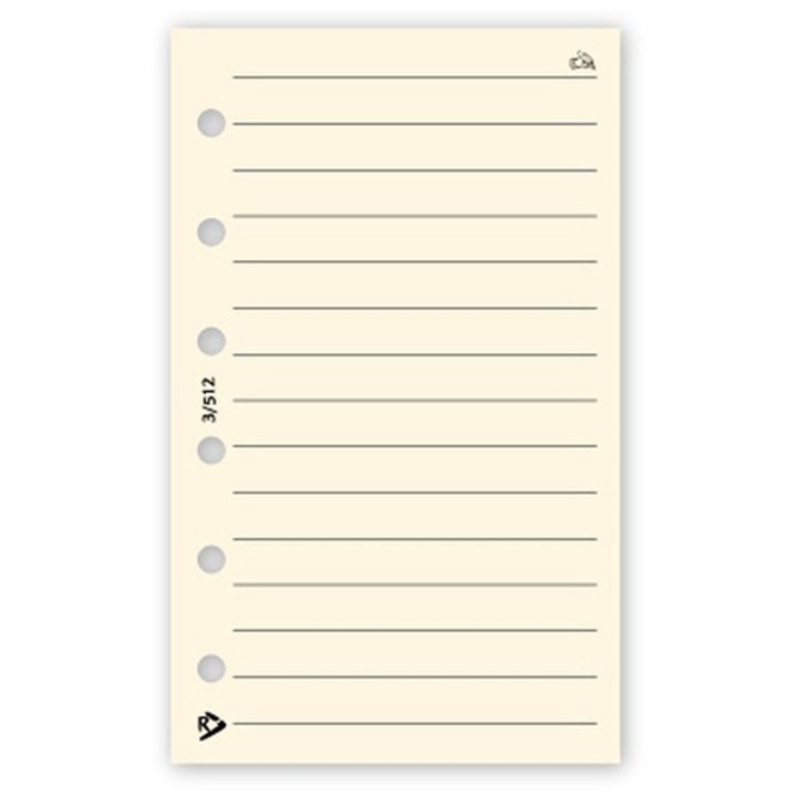 Realsystem 3/512 note de linie, supliment de calendar cu inele