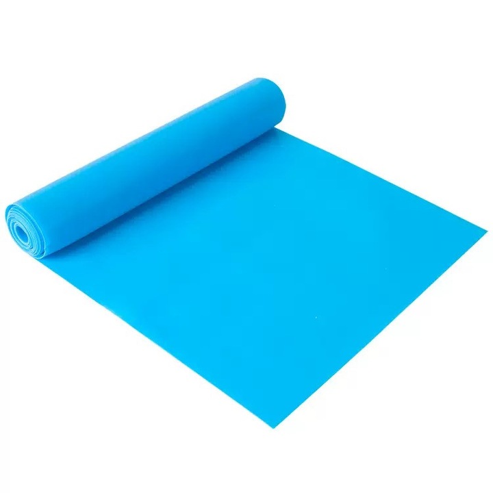 Banda de rezistenta multifunctionala 1.5m, FFitSupply, culoare albastra, pentru exercitii