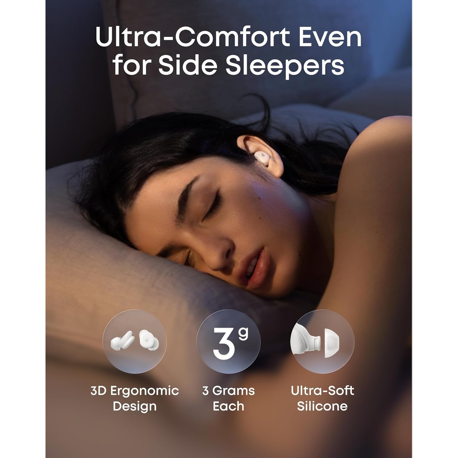 Casti In-Ear Anker SoundCore Sleep A30, True Wireless, Smart ANC