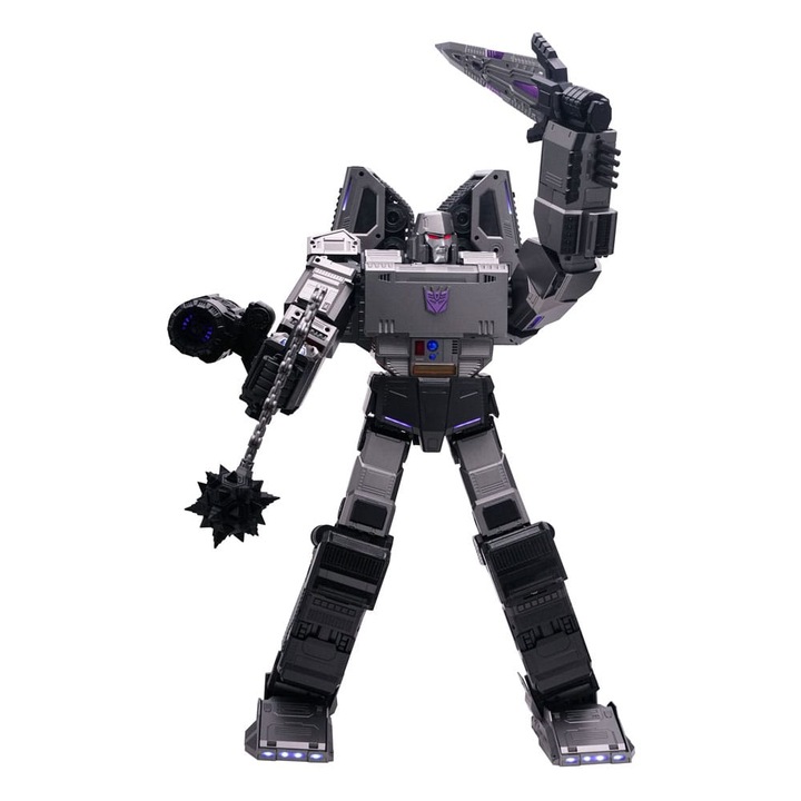 Robot de jucarie Megatron G1 Flagship 40-lecie 44 cm, multicolor, set cu Energon Sword si Energon Mace