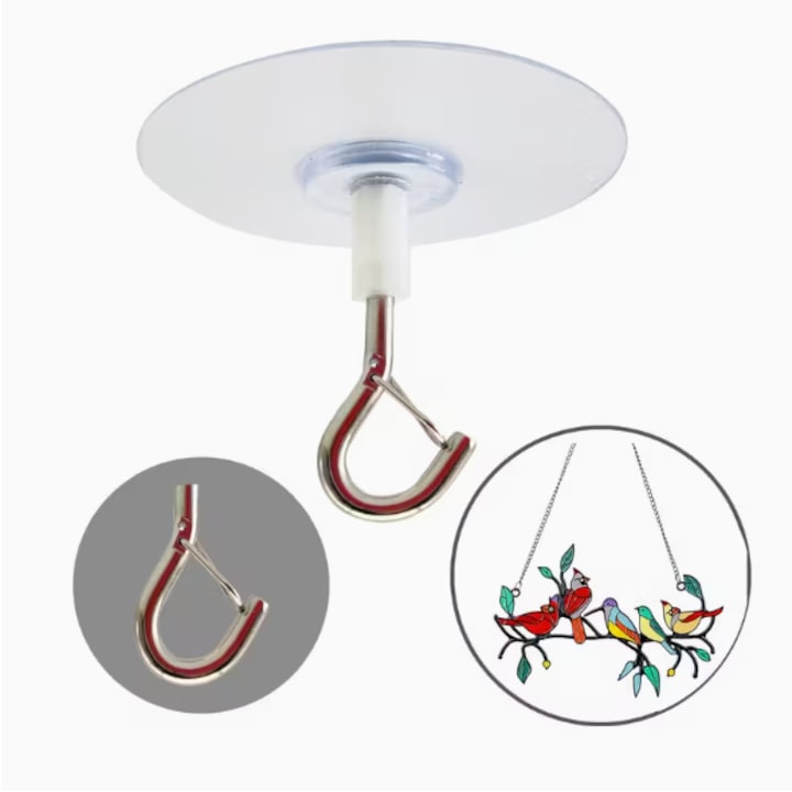 Suport pentru baloane, General, metal lustruit, fara gaurire, 6cm