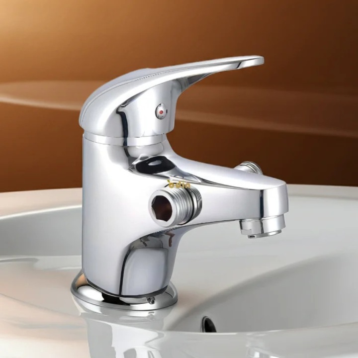 Смесител за мивка с хигиенен душ – пълен комплект с включени аксесоари