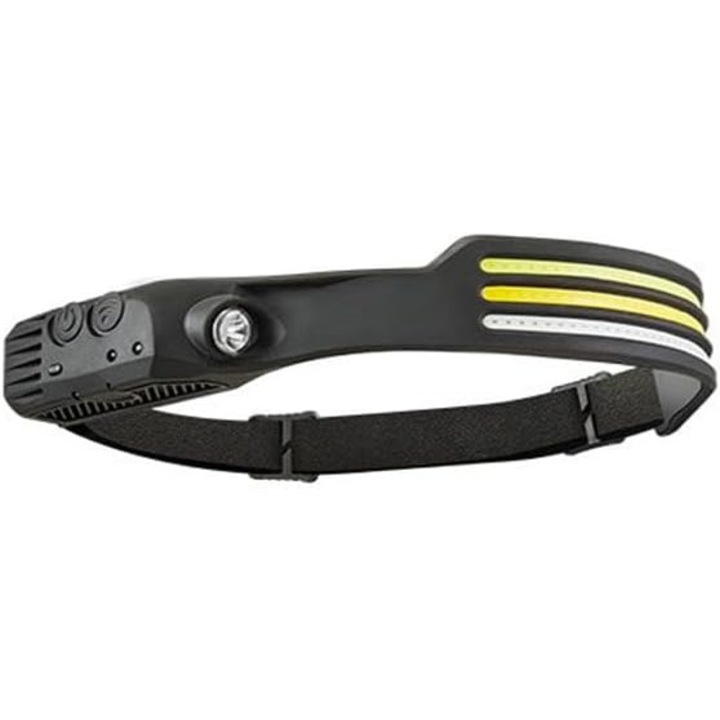 Професионален LED челник Brivoo®, 1200 лумена, 3 COB + XPE LED ленти, 1200mAh батерия, водоустойчив, USB Type-C, къмпинг, риболов, лов