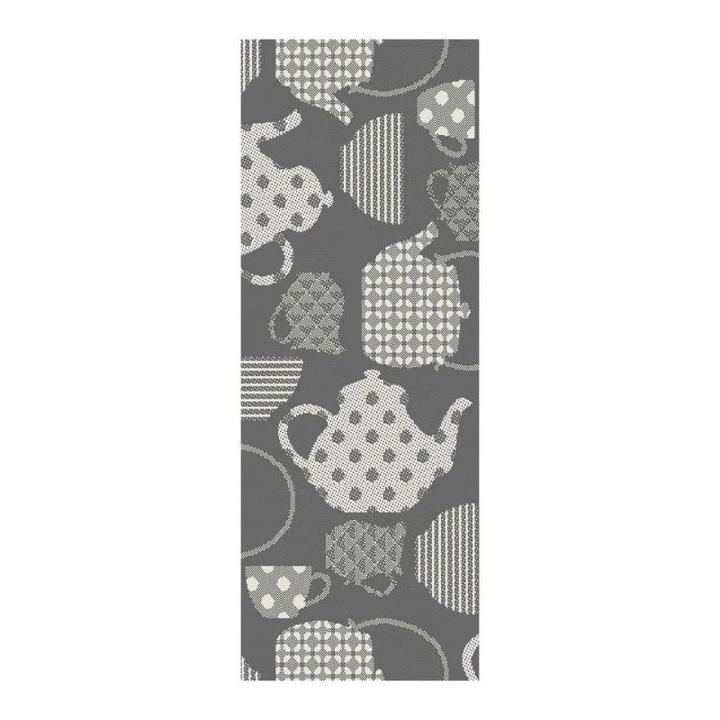 Covor Flex, Polipropilena, 67x180 m, Model Ceainic Gri