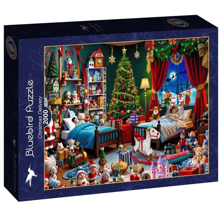 Puzzle 2000 darabos Bluebird - Rafael Trujillo: Karácsonyi kézbesítés (Bluebird-Puzzle-F-91097)
