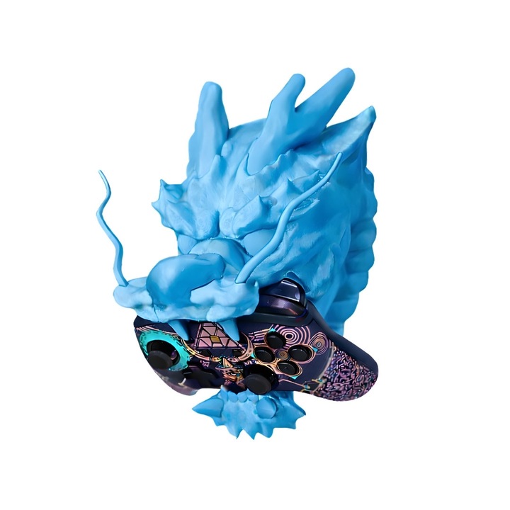 Suport Controller Dragon PS5/ Xbox, Albastru Deschis, 14 x 24.4 x 19.2 cm