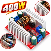 Modul Boost, Garsonal, 400W, DC-DC, intrare 8.5-50V, iesire 10-60V, intrare maxima 15A, iesire maxima 12A