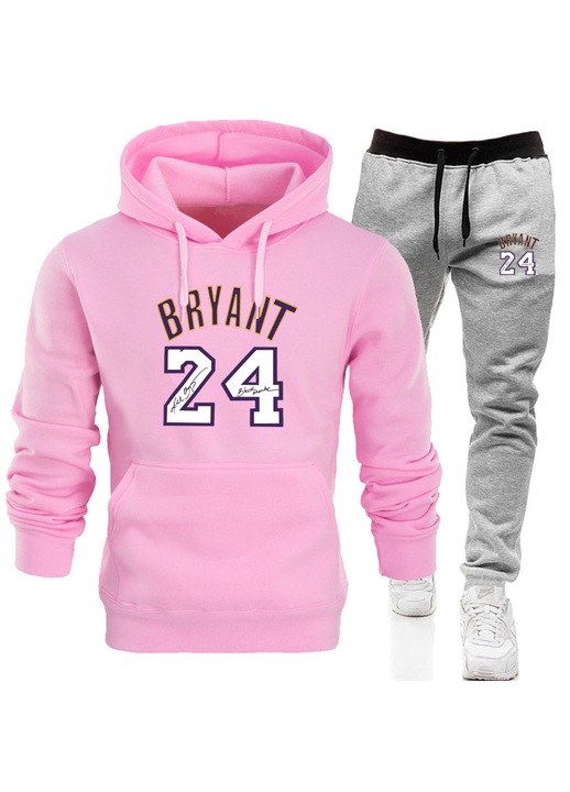 Treninguri lifestyle barbati, hanorac baschet 24 Kobe, roz, negru, set