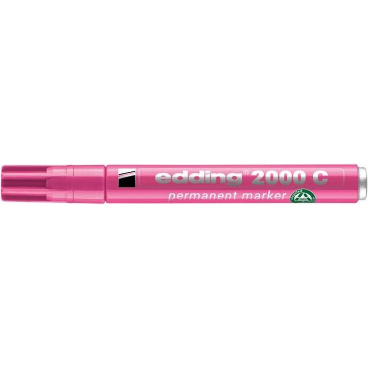 Marker permanent, 1,5-3 mm, vârf conic, EDDING "2000", roz