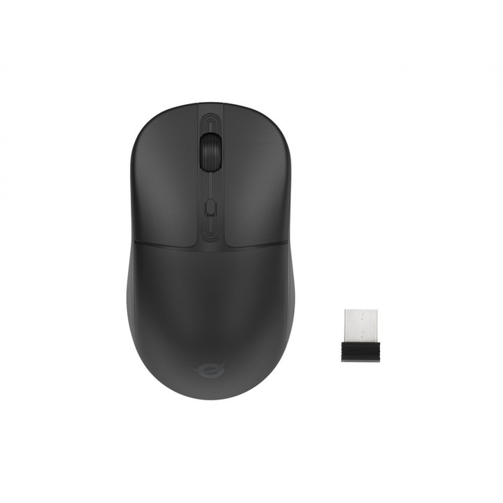 Conceptronic LORCAN04B 4-Button Dual Mode Wireless Mouse Black, 255494, Egér