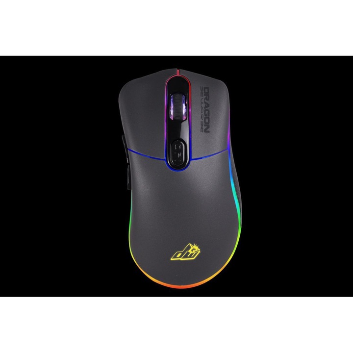 Dragon War Caster Gamer mouse Black, 181519, Egér