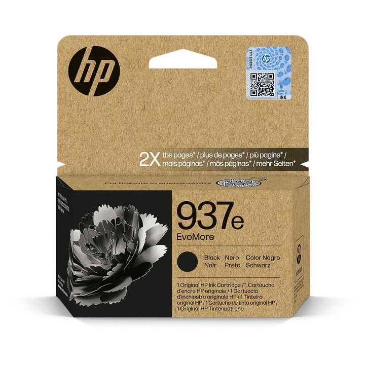 HP 937E Black tintapatron, 241743, Patron